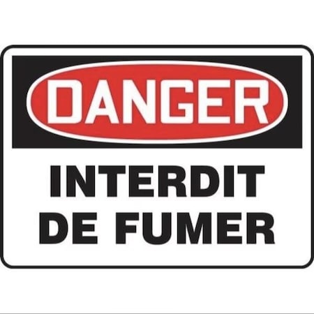 Accuform OSHA DANGER SAFETY SIGN NO SMOKING FRMSMK050VA FRMSMK050VA